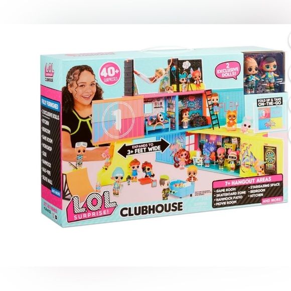 L.O.L. Surprise! Clubhouse BRAND NEW -100%AUTHENTIC-100%RARENESS-100% CUTENESS